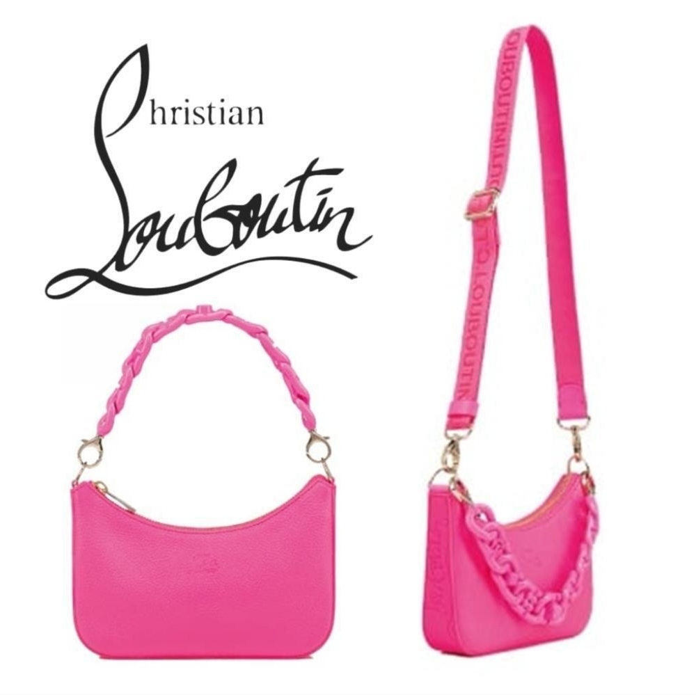 NWT Christian Louboutin Vibrant  Loubila Chain Crossbody Bag!